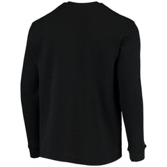 Cincinnati Bengals Dunbrooke Logo Maverick Thermal Henley Long Sleeve T-Shirt Black - NFL