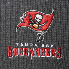 Tampa Bay Buccaneers Dunbrooke Logo Maverick Thermal Henley Long Sleeve T-Shirt Charcoal - NFL
