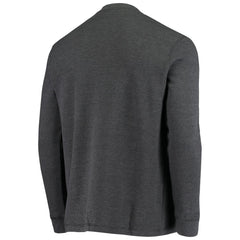 Tampa Bay Buccaneers Dunbrooke Logo Maverick Thermal Henley Long Sleeve T-Shirt Charcoal - NFL
