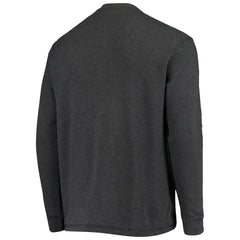 Miami Dolphins Dunbrooke Logo Maverick Thermal Henley Long Sleeve T-Shirt Charcoal - NFL