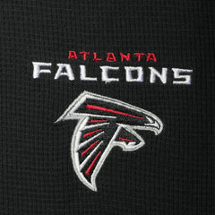 Atlanta Falcons Dunbrooke Logo Maverick Thermal Henley Long Sleeve T-Shirt Black - NFL