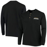 Jacksonville Jaguars Dunbrooke Logo Maverick Thermal Henley Long Sleeve T-Shirt Black - NFL