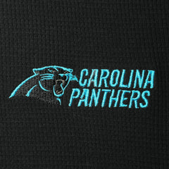 Carolina Panthers Dunbrooke Logo Maverick Thermal Henley Long Sleeve T-Shirt Black - NFL