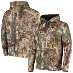 Cincinnati Bengals Dunbrooke Circle Champion Tech Fleece Pullover Hoodie Realtree Camo - NFL