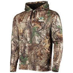 Green Bay Packers Dunbrooke Circle Champion Tech Fleece Pullover Hoodie Realtree Camo - NFL