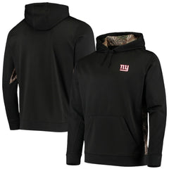 New York Giants Dunbrooke Logo Ranger Pullover Hoodie Black/Realtree Camo - NFL