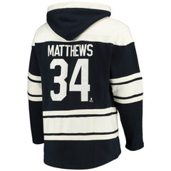 Auston Matthews Toronto Maple Leafs - '47 Player Name & Number Lacer Pullover Hoodie Blue