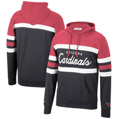 Arizona Cardinals Head Coach Pullover Hoodie Cardinal/Black - Mitchell & Ness