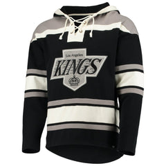 Luc Robitaille Los Angeles Kings - '47 Retired Player Name & Number Lacer Pullover Hoodie Black