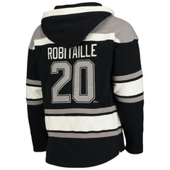 Luc Robitaille Los Angeles Kings - '47 Retired Player Name & Number Lacer Pullover Hoodie Black