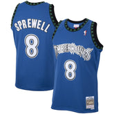 Mitchell & Ness - Latrell Sprewell Minnesota Timberwolves 2003/04 Hardwood Classics Swingman Jersey - Blue