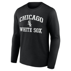 Men's Black Chicago White Sox Team Heart & Soul Long Sleeve T-Shirt Near Me