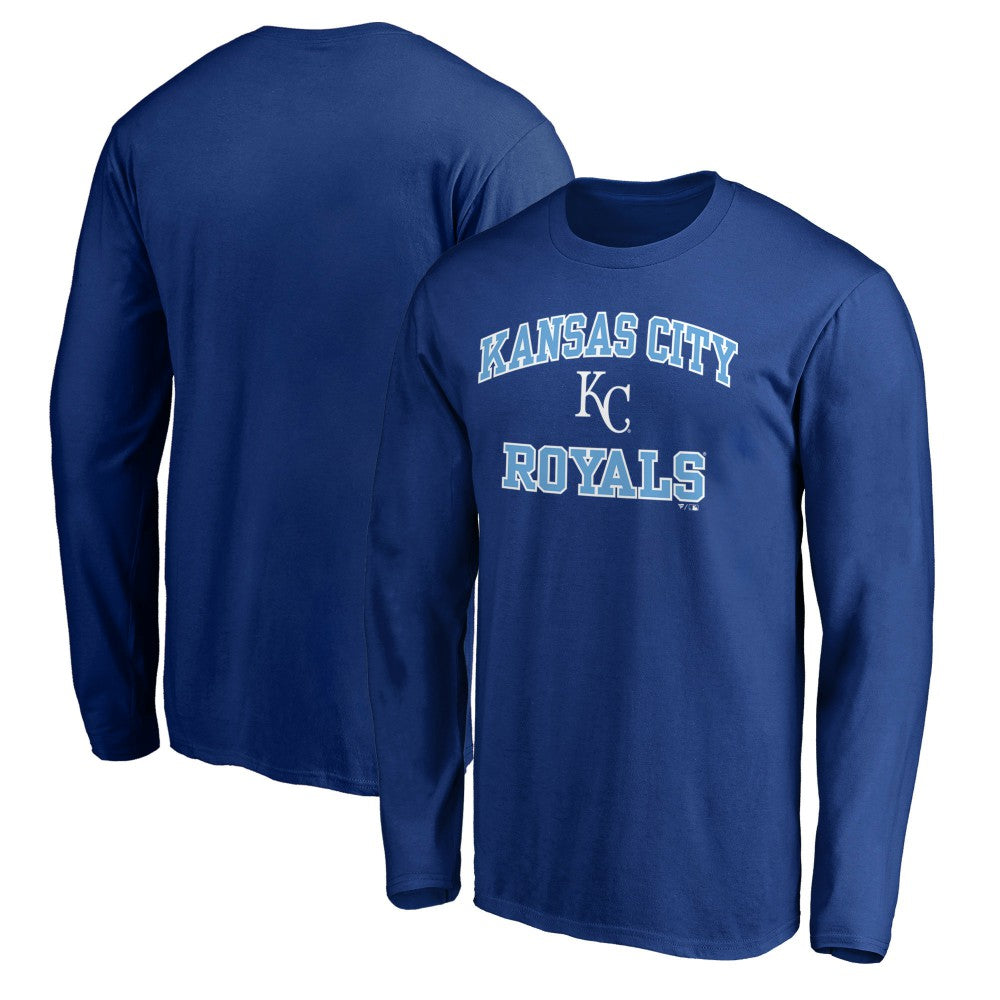 Men's Royal Kansas City Royals Team Heart & Soul Long Sleeve T-Shirt for sale