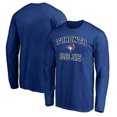 Men's Royal Toronto Blue Jays Team Heart & Soul Long Sleeve T-Shirt Clearance