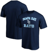 Tampa Bay Rays Fanatics MTO Label Heart & Soul T-Shirt Clearance