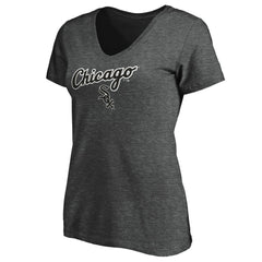 Chicago White Sox Fanatics Women's Team Logo Lockup V-Neck T-Shirt for sale