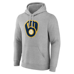 Milwaukee Brewers Official Logo Fitted Pullover Hoodie Online