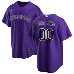Colorado Rockies Nike Alternate Replica Custom Jersey discount