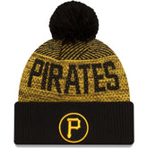Pittsburgh Pirates New Era Authentic Collection Sport Cuffed Knit Hat with Pom Lifestyle