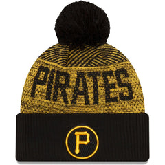Pittsburgh Pirates New Era Authentic Collection Sport Cuffed Knit Hat with Pom Lifestyle