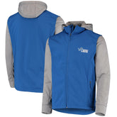 Detroit Lions Dunbrooke Alpha Full-Zip Jacket Blue/Gray - NFL