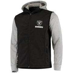 Las Vegas Raiders Dunbrooke Alpha Full-Zip Jacket Black/Gray - NFL