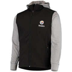 Pittsburgh Steelers Dunbrooke Alpha Full-Zip Jacket Black/Gray - NFL