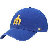 Seattle Mariners '47 1977 Logo Cooperstown Collection Clean Up Adjustable Hat discount