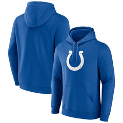 Indianapolis Colts Primary Logo Fitted Pullover Hoodie Royal - NFL