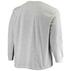 Los Angeles Rams Big & Tall Practice Long Sleeve T-Shirt Heathered Gray - Fanatics