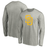 San Diego Padres Official Team Logo Long Sleeve T-Shirt Lifestyle