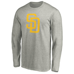 San Diego Padres Official Team Logo Long Sleeve T-Shirt Lifestyle