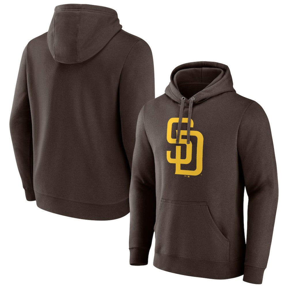 San Diego Padres Official Logo Fitted Pullover Hoodie for sale