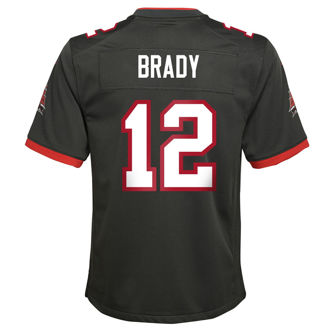 Tom Brady Tampa Bay Buccaneers Youth Alternate Game Jersey - Pewter | NFL Jerseys