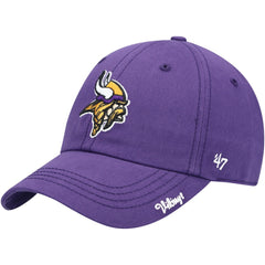 Minnesota Vikings '47 Women's Miata Clean Up Primary Adjustable Hat Purple - 47 brand