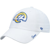 Los Angeles Rams '47 Women's Miata Clean Up Logo Adjustable Hat White - 47 brand