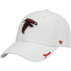 Atlanta Falcons '47 Women's Miata Clean Up Logo Adjustable Hat White - 47 brand