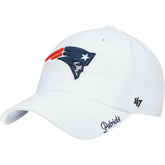 New England Patriots '47 Women's Miata Clean Up Logo Adjustable Hat White - 47 brand