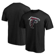Atlanta Falcons Midnight Mascot Team Logo T-Shirt Black - NFL