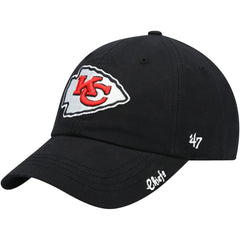 Kansas City Chiefs '47 Women's Miata Clean Up Secondary Adjustable Hat Black - 47 brand