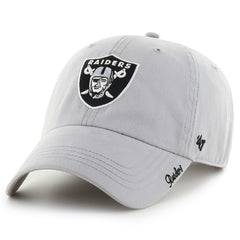 Las Vegas Raiders '47 Women's Miata Clean Up Secondary Adjustable Hat Silver - 47 brand