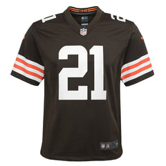 Denzel Ward Cleveland Browns Youth Game Jersey Brown - Nike