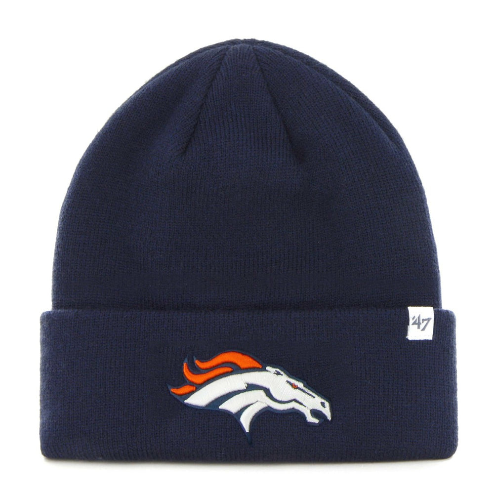 Denver Broncos '47 Primary Basic Cuffed Knit Hat Navy - 47 brand