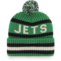 New York Jets '47 Bering Cuffed Knit Hat with Pom Kelly Green - 47 brand
