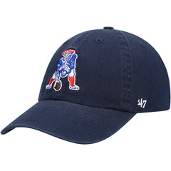 New England Patriots '47 Clean Up Adjustable Hat Navy - 47 brand