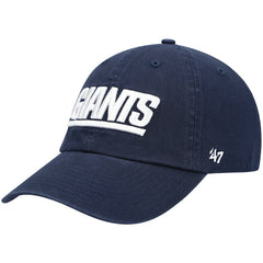 New York Giants '47 Clean Up Adjustable Hat Navy - 47 brand