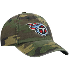 Tennessee Titans '47 Woodland Clean Up Adjustable Hat Camo - 47 brand