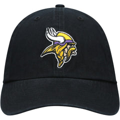 Minnesota Vikings '47 Secondary Clean Up Adjustable Hat Black - 47 brand
