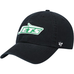 New York Jets '47 Clean Up Adjustable Hat Black - 47 brand