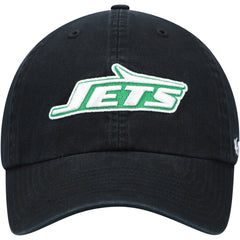 New York Jets '47 Clean Up Adjustable Hat Black - 47 brand